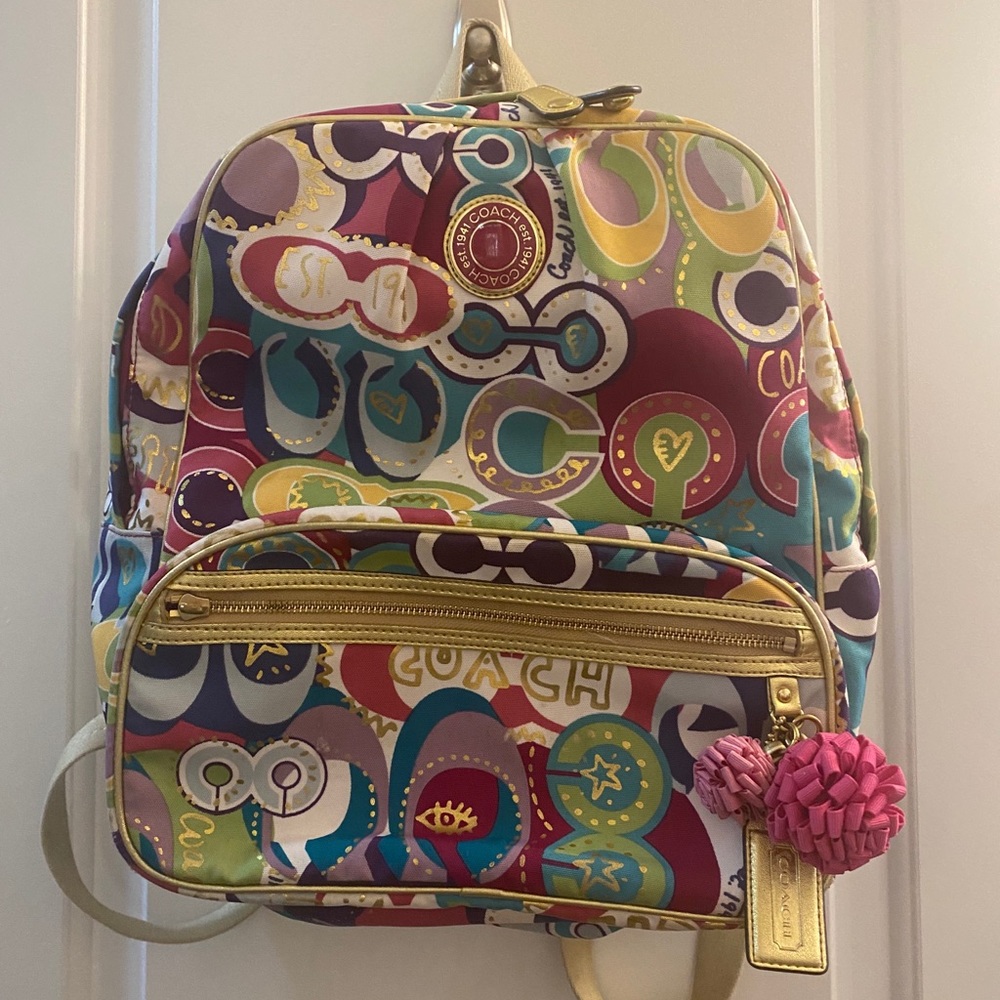 Coach poppy backpack